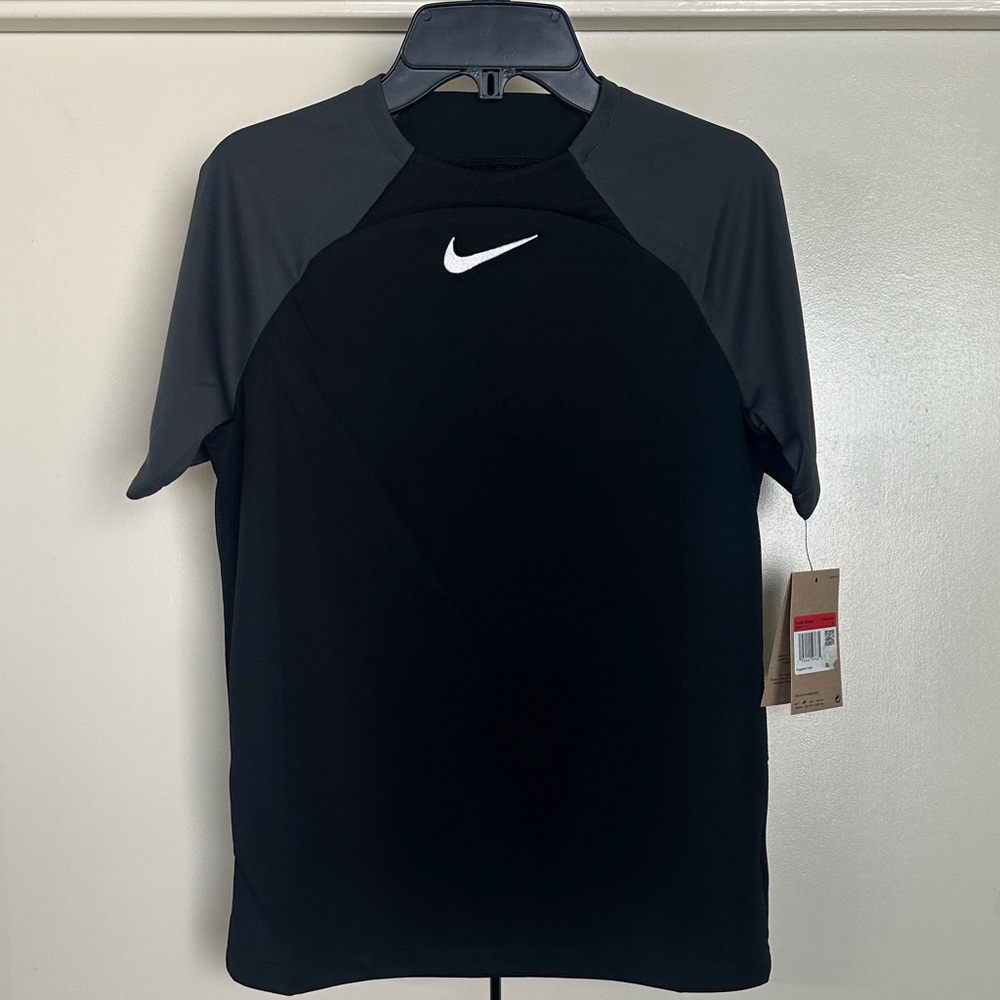 Nike Dri-Fit Boys Large - Black and Gray Sports Tee